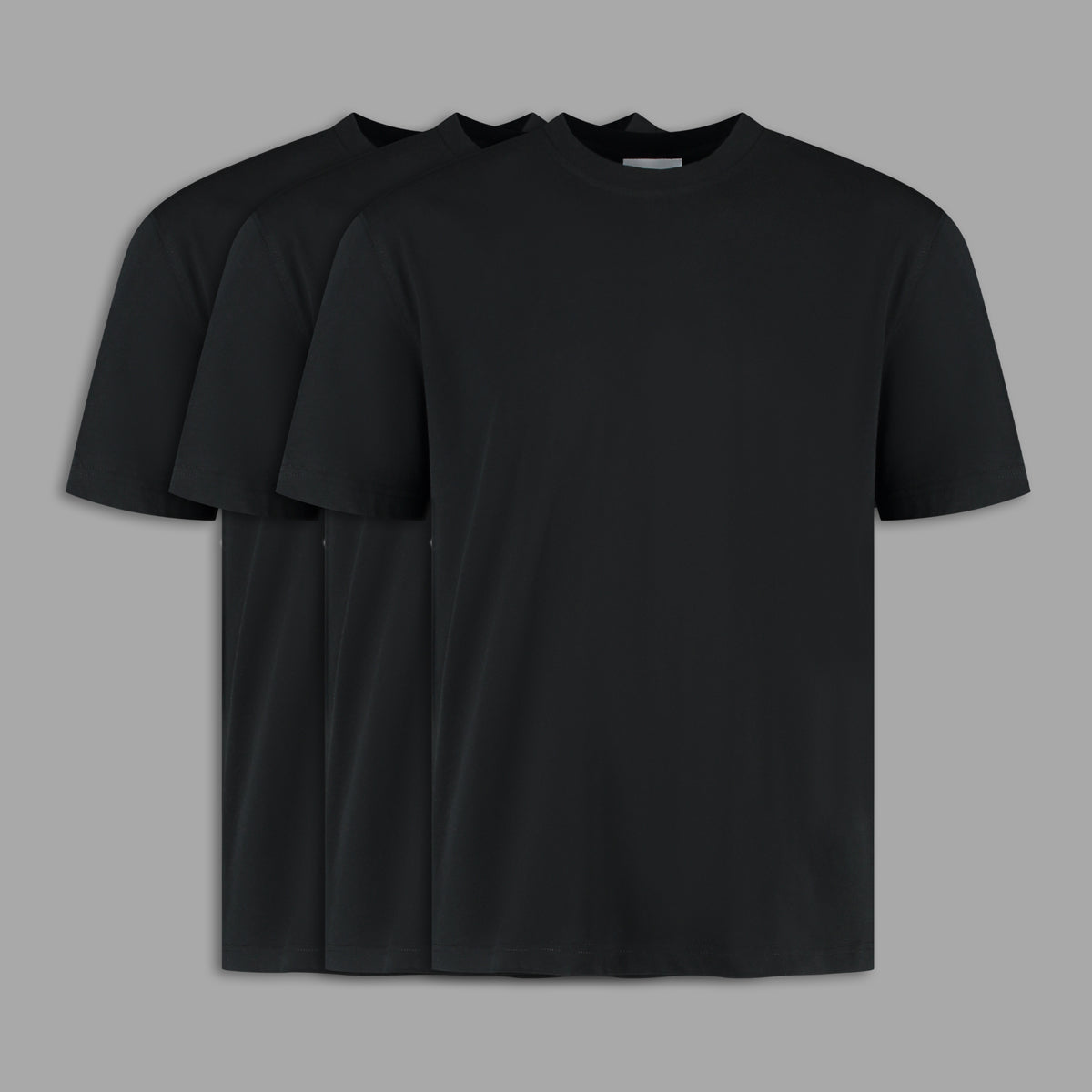 Lunero - Basic Tee Pack Black 3x