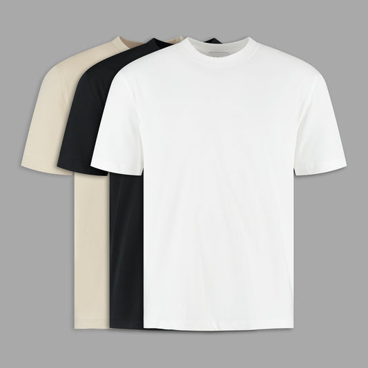 Lunero -  Basic Tee Pack Mix 3x