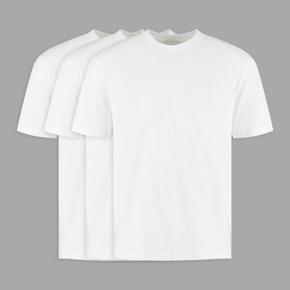 Lunero -  Basic Tee Pack White 3x